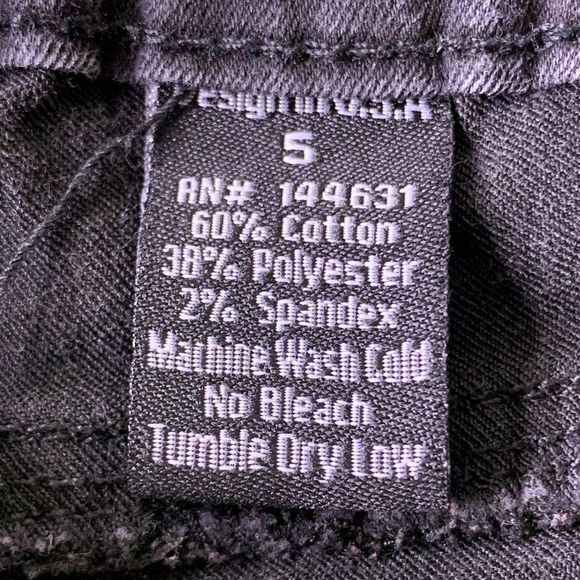 Women's Hailey Jeans 9696 Size 5 Black Skinny Stretch Ankle - Picture 7 of 7